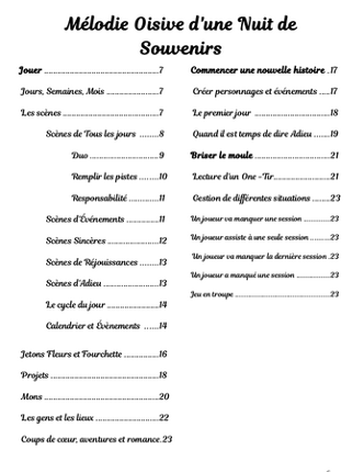 Mélodie Oisive d'une Nuit de Souvenirs screenshot