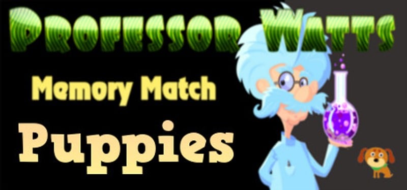 Professor Watts Memory Match: Puppies Game Cover