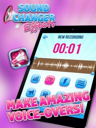 Sound Changer Effects – Edit Recordings with Cool Voice Recorder and Modifier App screenshot