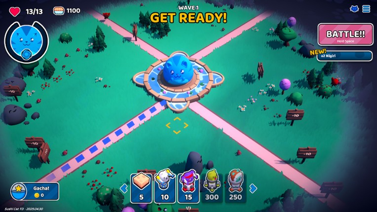 Sushi Cat: Tower Defense screenshot