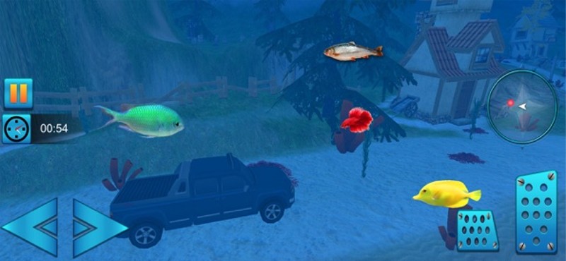 Underwater Jeep Driving Sim 3D screenshot