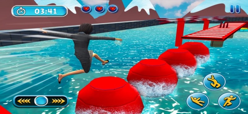 Water Obstacle Course Runner screenshot