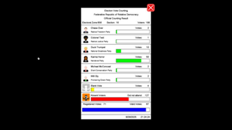 Eletronic Voting Machine Simulator Image