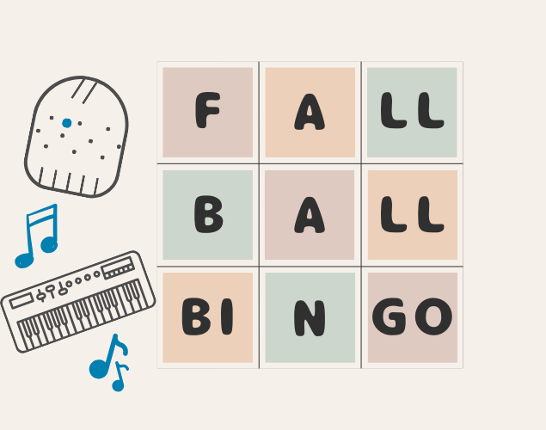 Fall Ball Bingo Game Cover