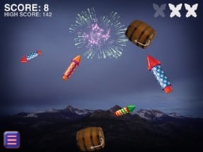 Fireworks Finger Fun Game Image