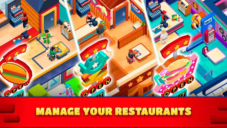Idle Burger Empire Tycoon—Game screenshot