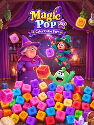 3D Magic Pop™: Color Cube Sort screenshot