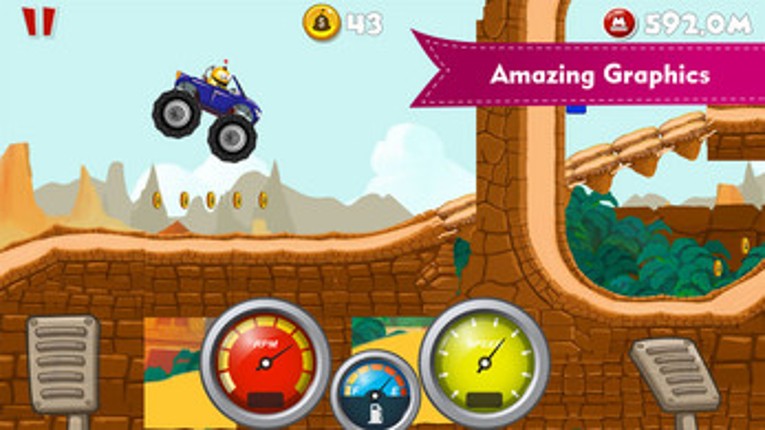 Monster Truck Toto Desert Race Image