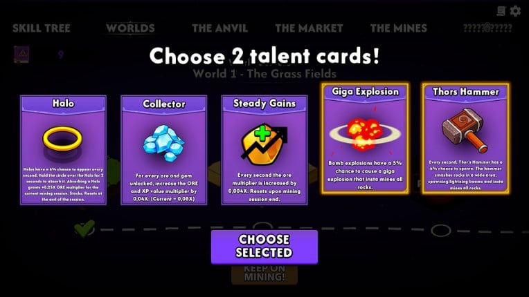 Keep on Mining! - Worlds screenshot