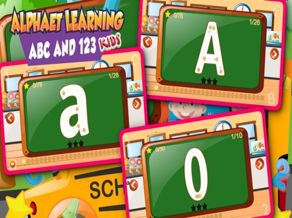 Kids ABC &amp;123 Alphabet Learning And Writing screenshot