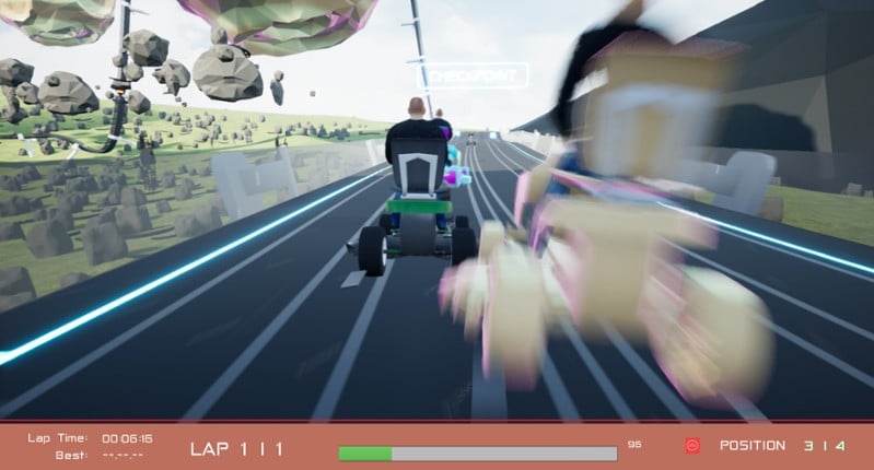 Lawnmower Game: Space Race screenshot