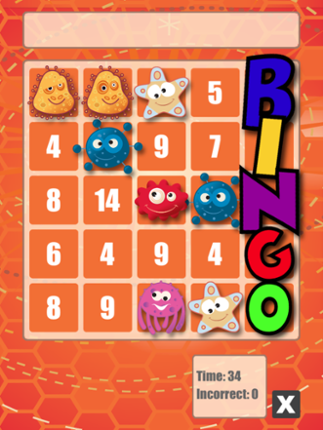 Math Bingo screenshot