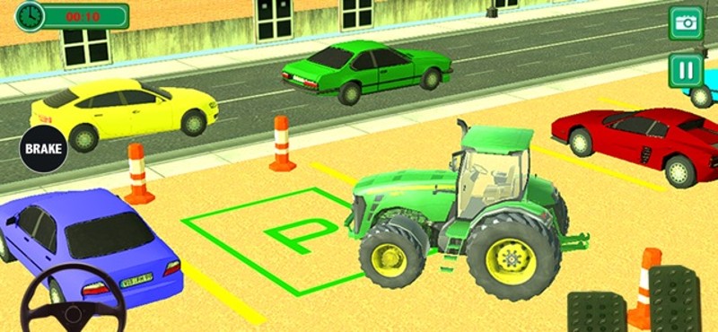 Modern Parking Tractor Games screenshot
