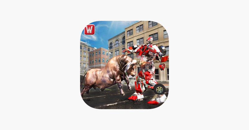 Robot Vs Bull City Battle 3D Game Cover