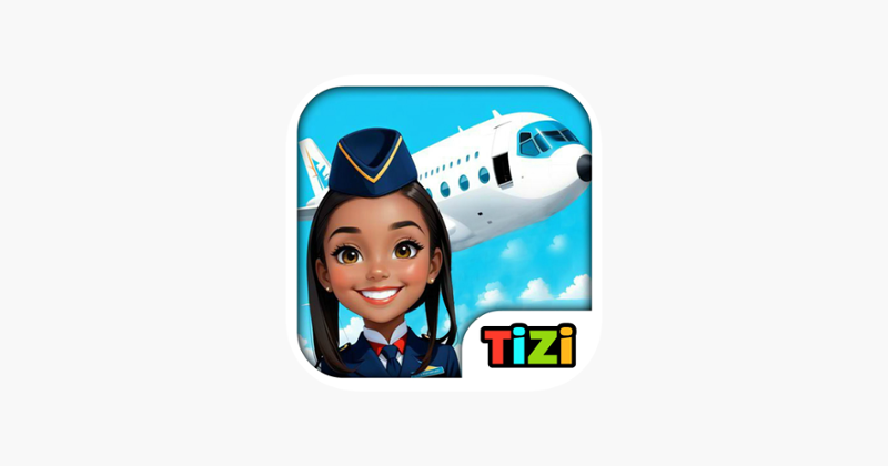 Tizi Airplane Games For Kids Game Cover