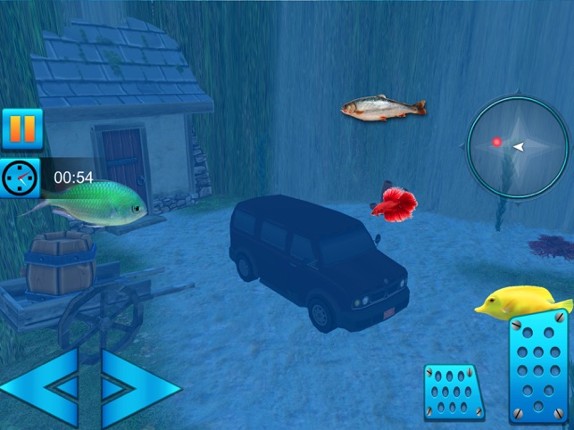 Underwater Jeep Driving Sim 3D screenshot