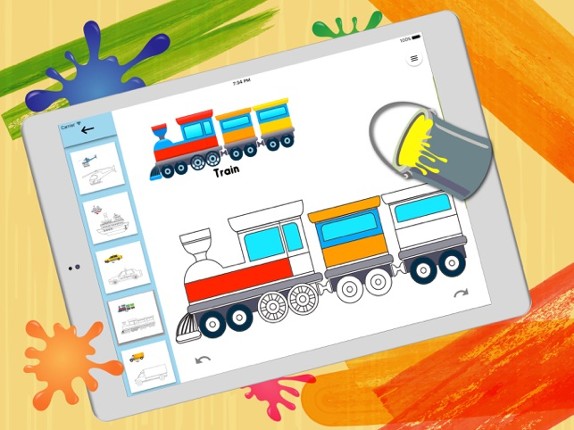 ColorKids: Coloring Book Lite. screenshot