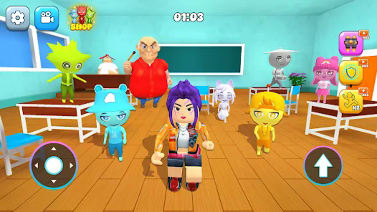 Monster School Breakout Obby screenshot