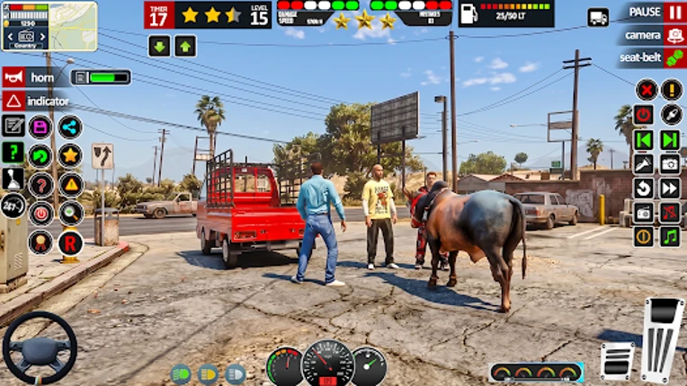 Wild Animal Truck Driver Game Image