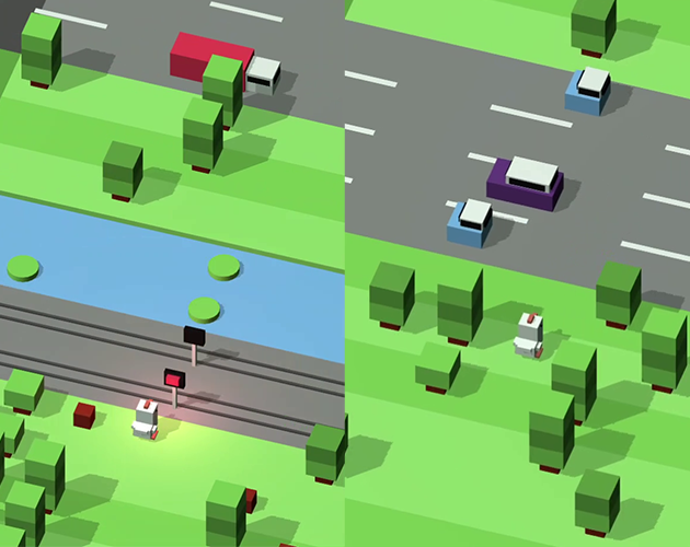 Games like Crossy Road Clone