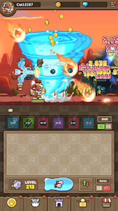 Cat Hero : Idle RPG screenshot