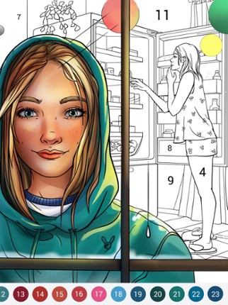 Happy Color by Numbers Game screenshot