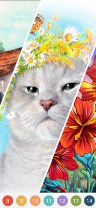 Happy Color by Numbers Game screenshot