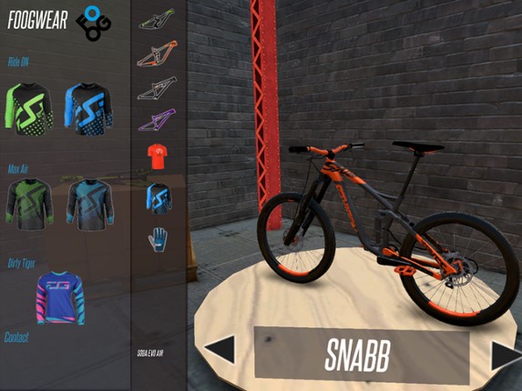 MTB Downhill Simulator screenshot