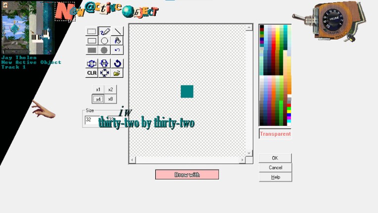 New Active Object screenshot