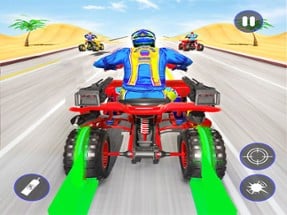 Quad Bike Traffic Shooting Games 2020: Bike Games Image