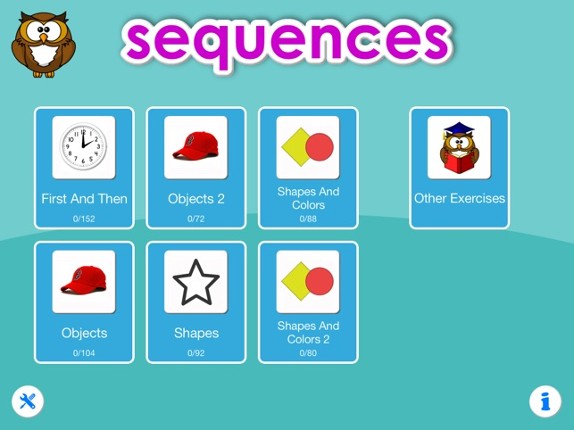Sequences - Preschool Exercices screenshot