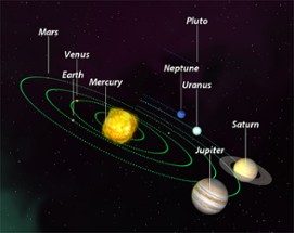 Solar System 3D Image