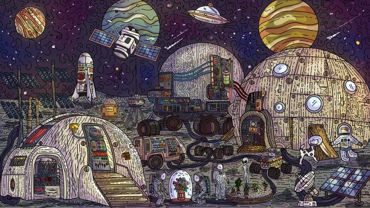 100 Moon Base Cats screenshot