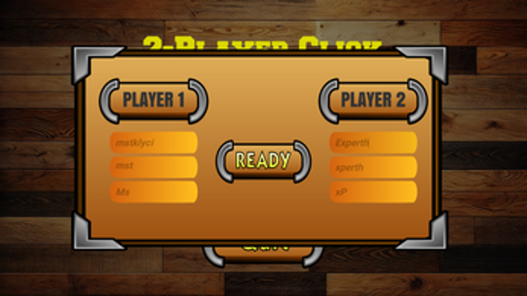 2-Player Click Game Project screenshot