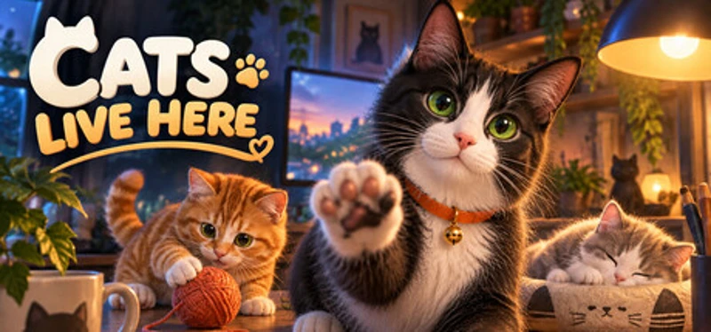Cats Live Here Image