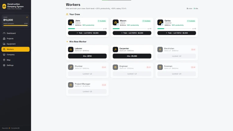 Construction Company Tycoon Image