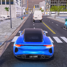 Traffic Driving Car Simulation Image