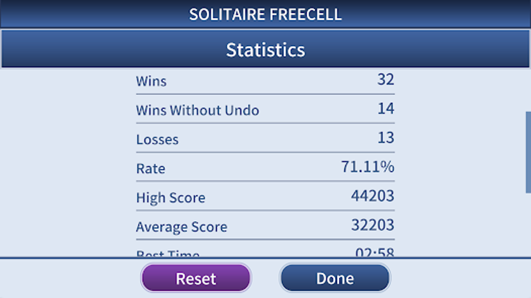 FreeCell Solitaire Classic screenshot