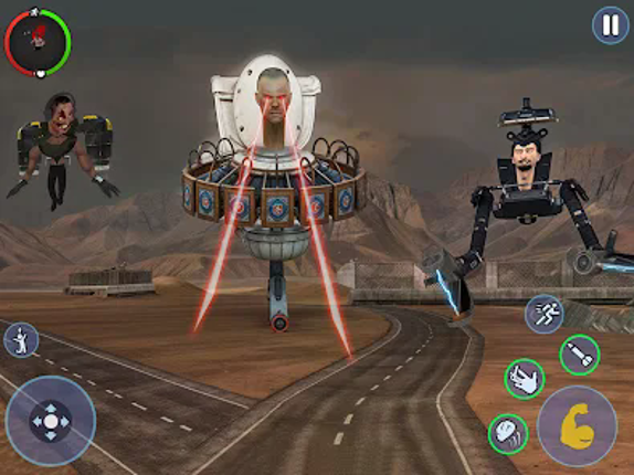 Toilet Monster-Toilet Games 3D screenshot