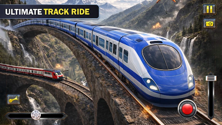 Train Racing 3D - Hill Train Image