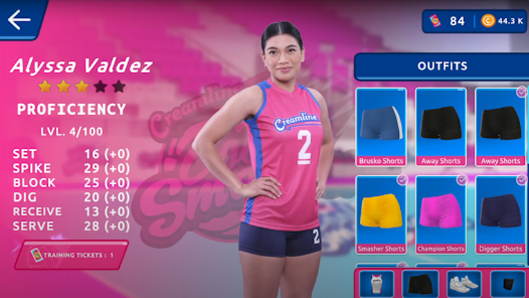 Creamline Good Vibes Smash screenshot