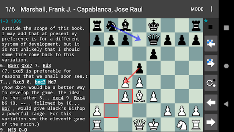 Scid on the go screenshot