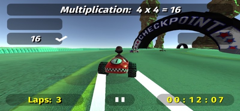 Math Racing 2 screenshot