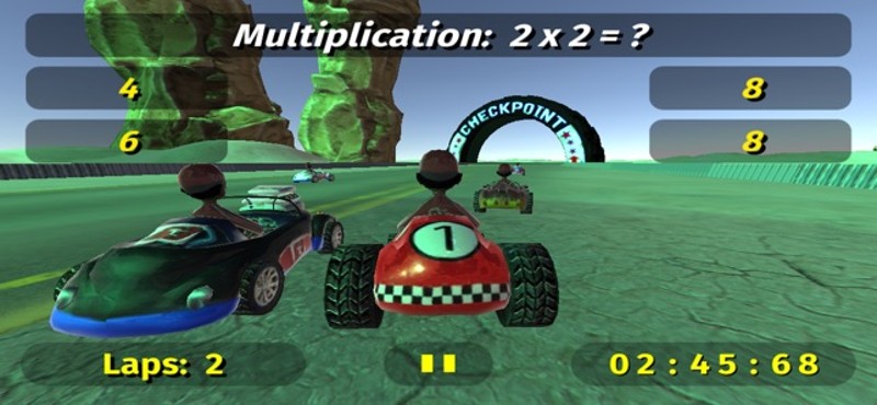 Math Racing 2 screenshot