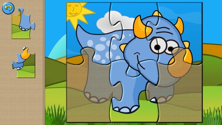 My baby first dino: dinosaur puzzle game for kids screenshot