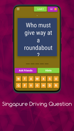 SG Driving Question Test Image