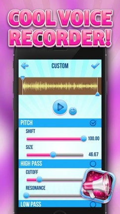 Sound Changer Effects – Edit Recordings with Cool Voice Recorder and Modifier App screenshot