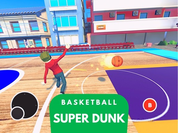 BasketBall Smash dunk shoot Image