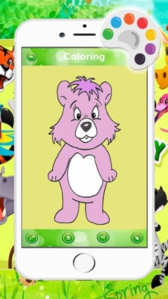 Funny Animal Coloring Paint Game For Kids screenshot
