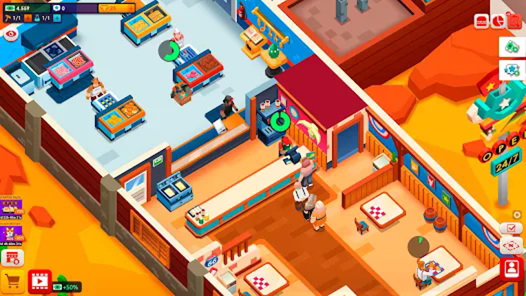 Idle Burger Empire Tycoon—Game screenshot